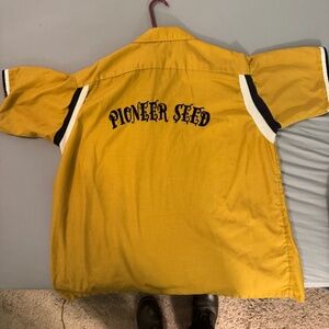 Vintage Bowling Shirt- XL "Pioneer Seed"